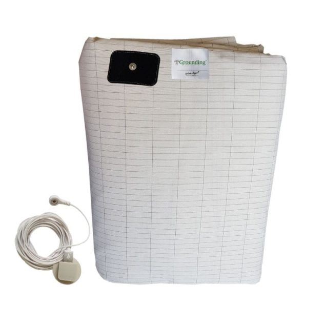 Grounding queen bed sheet.