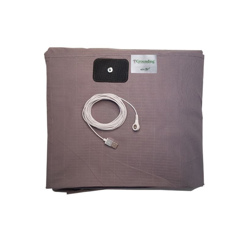 Earthing Sheet Fitted Queen Size Dark Grey Color