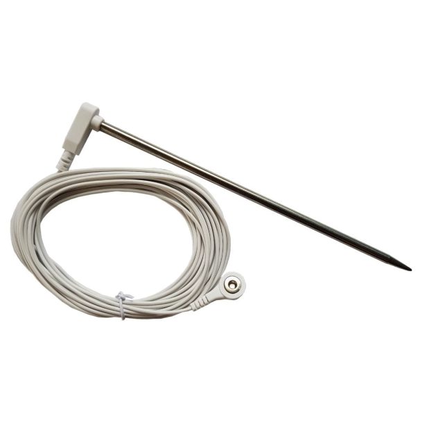 Grounding rod for grounding sheets with outdoor earth connection.