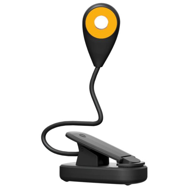 Amber book light with zero blue light.