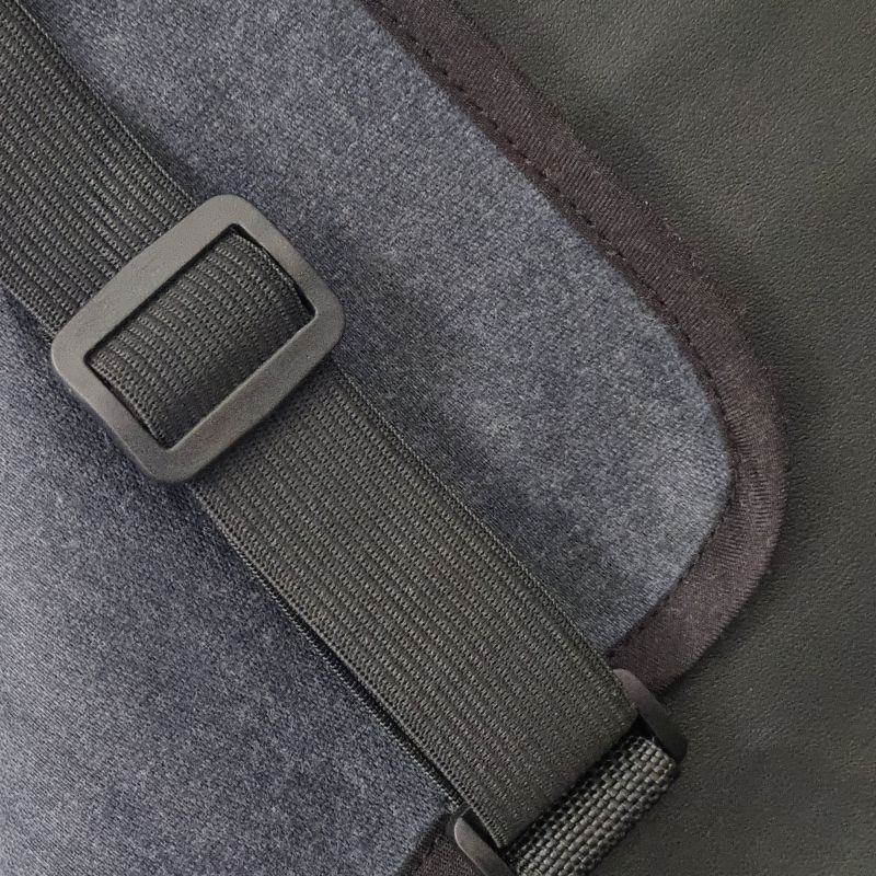 Close up of grounding bed mat adjustable straps.