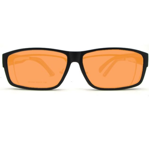 Fit over blue light glasses.