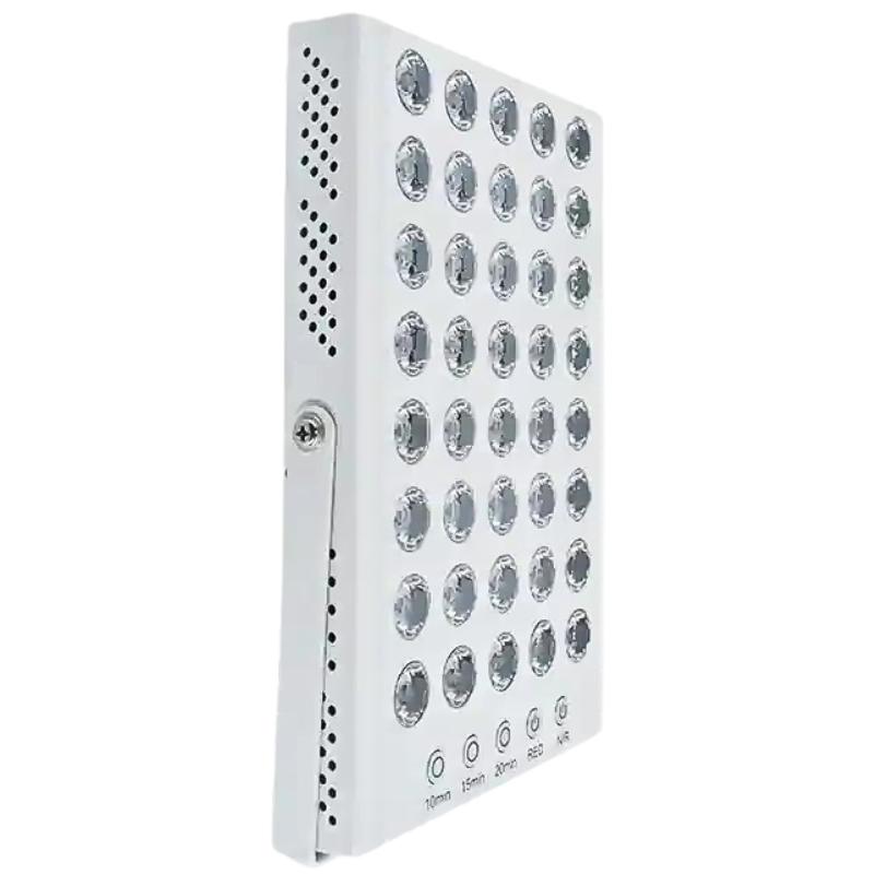 Side view of professional red light therapy and infrared therapy LED panel designed for targeted at-home treatment. Side view of professional red light therapy and infrared therapy LED panel designed for targeted at-home treatment.