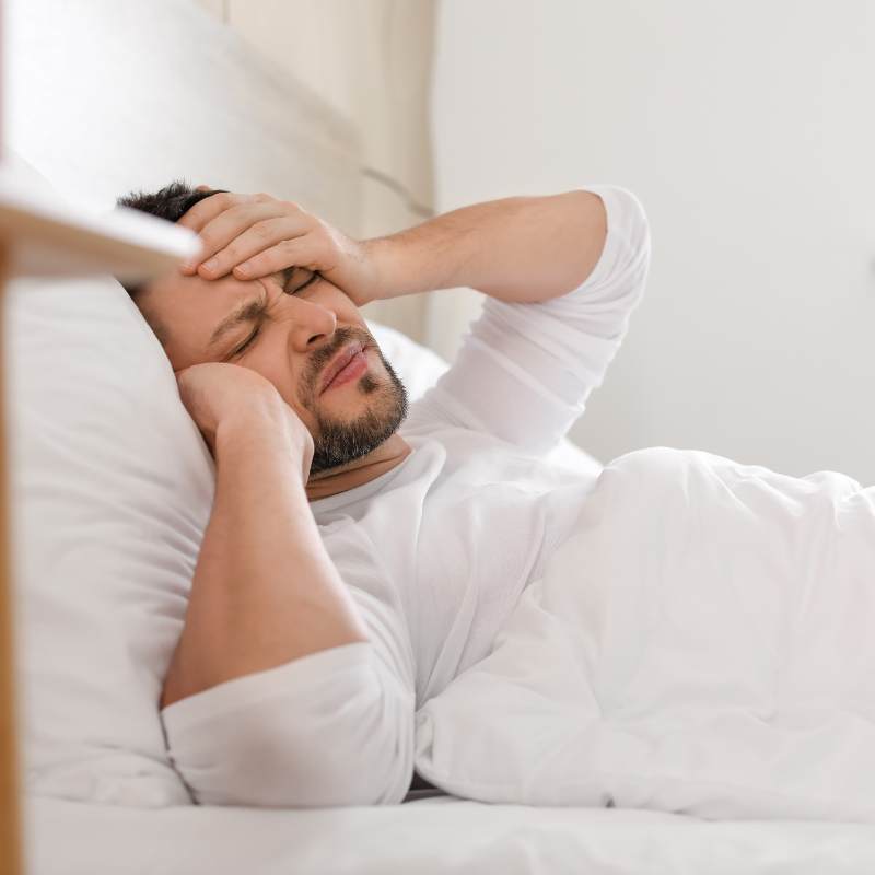 Trouble sleeping on a earthing and grounding bed sheet.