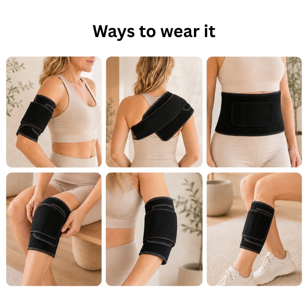 RecoveryBelt red light therapy belt for targeted treatment on the waist, back, knee and shoulder. RecoveryBelt red light therapy belt for targeted treatment on the waist, back, knee and shoulder.