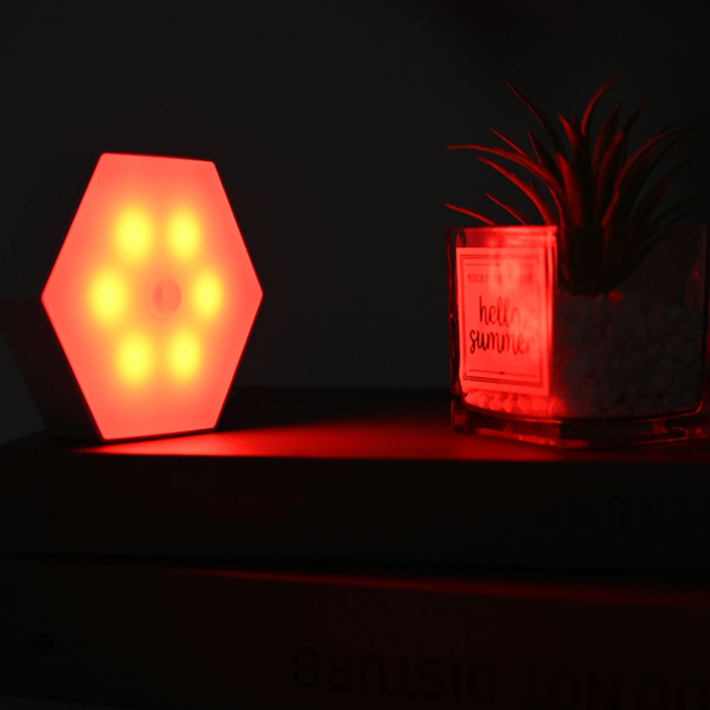 SleepGlow red night light providing soft nighttime illumination.